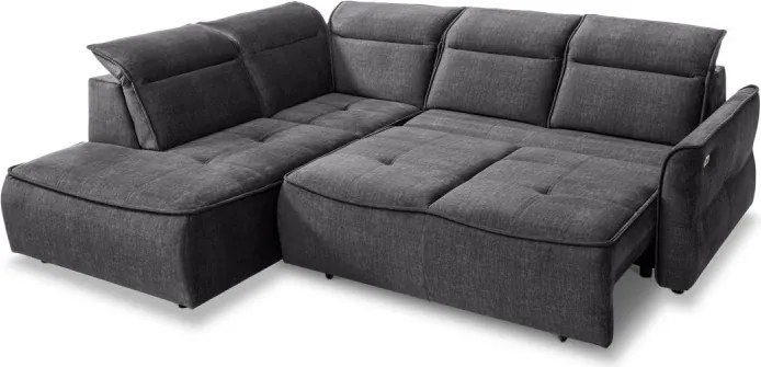 Narożnik MURILLO L z elektryczną regulacją siedziska Lewostronny w tkaninie VOGUE 15 WERSAL