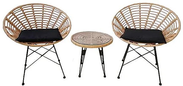 Rattanowy zestaw balkonowy NEBRASKA