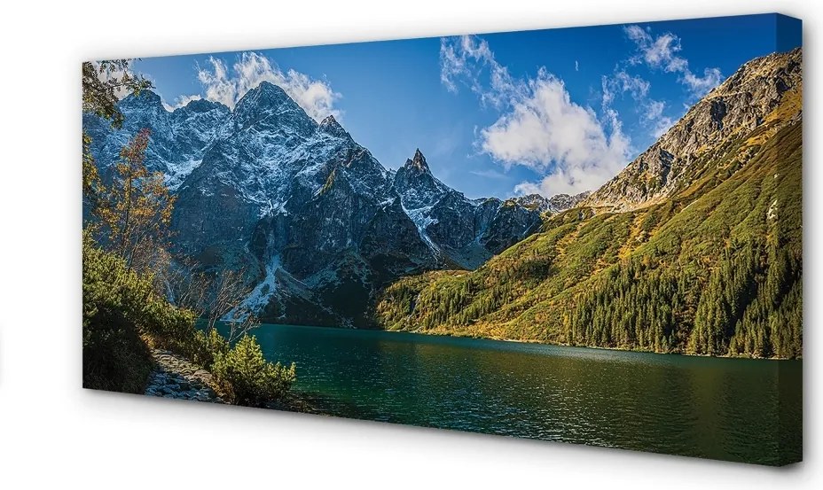 Zdjęcie na płótnie Góry i Jezioro