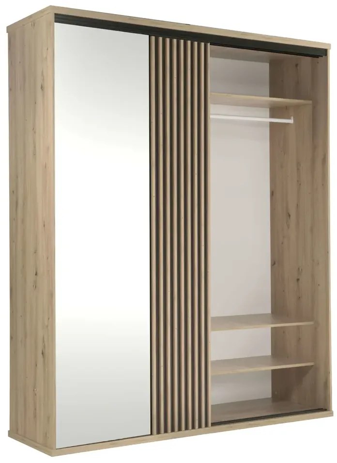 Szafa przesuwna z lamelami 179 cm - Rovel 13X