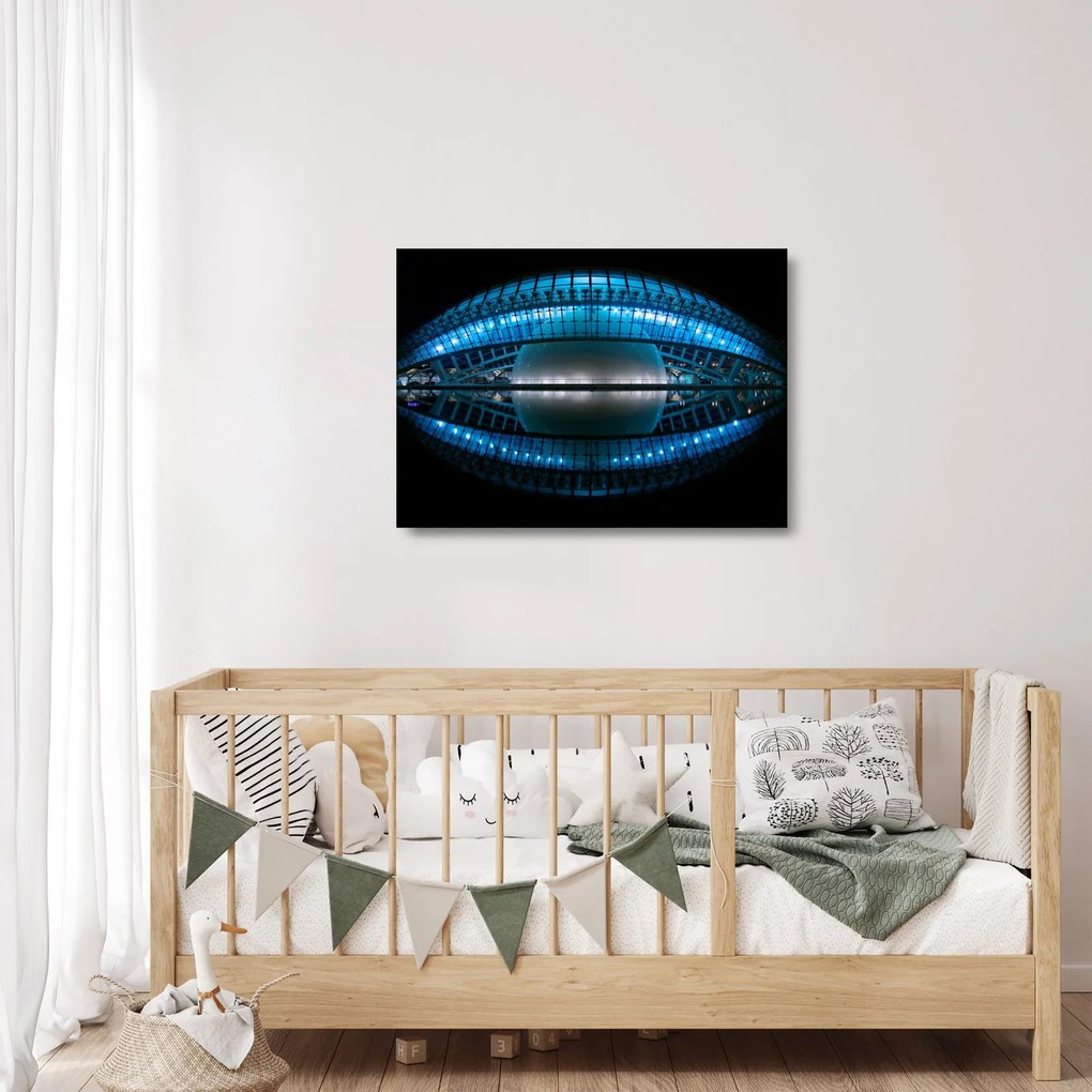 Obraz na szkle - stadion piłkarski (70x50 cm)