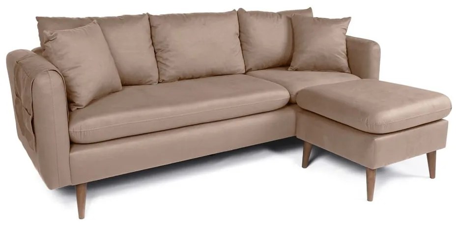 Jasnobrązowa sofa 215 cm Sofia – Balcab Home