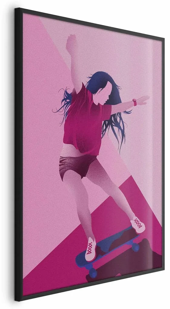 Plakat Powerslide 60x90 cm z ramą czarną bez marginesu ARTGEIST B