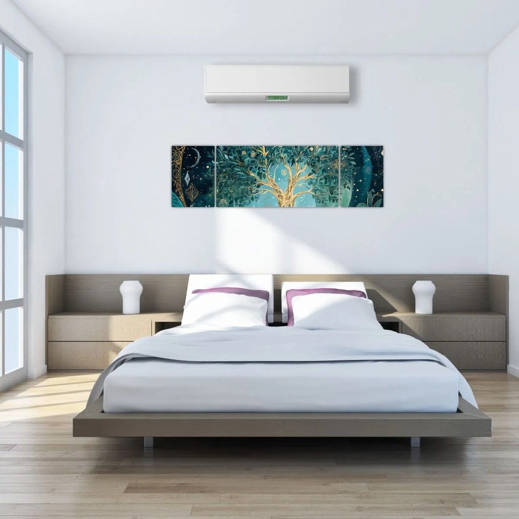 Obraz – Drzewo życia we wszechświecie (170x50 cm)