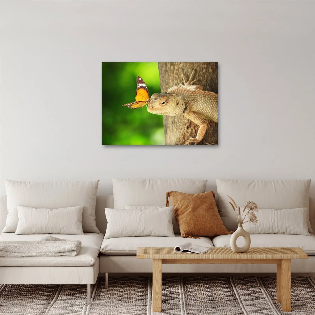 Obraz - Jaszczurka (70x50 cm)