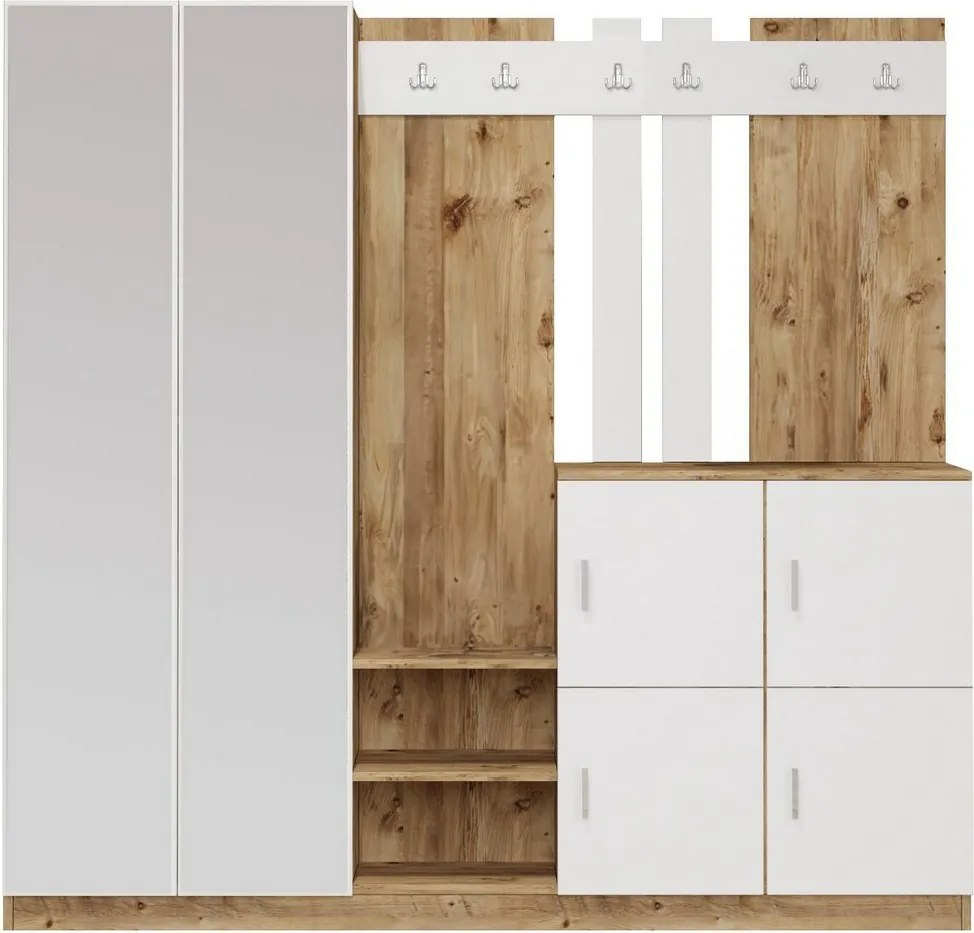 Zestaw do przedpokoju Dane White i Atlantic Pine