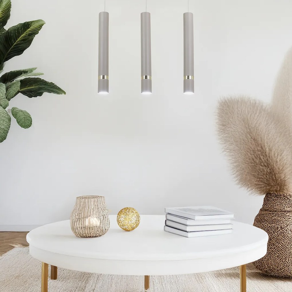 Lampa wisząca kaszmir złoty JOKER CASHMERE/GOLD 3xGU10