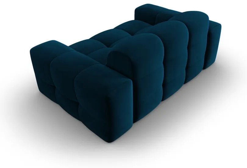 Ciemnoniebieska aksamitna sofa 156 cm Kendal – Micadoni Home