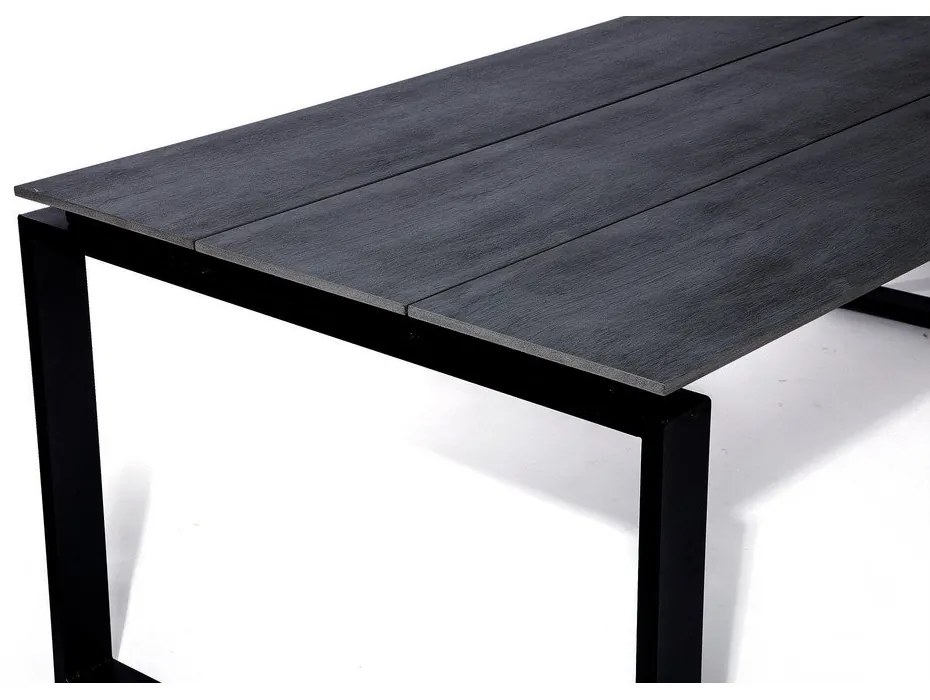 Szary stół ogrodowy Bonami Selection Strong, 210 x 100 cm