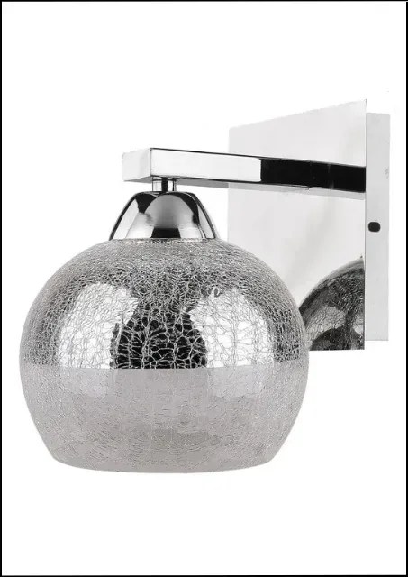 Szklany kinkiet glamour - K218-Narlo