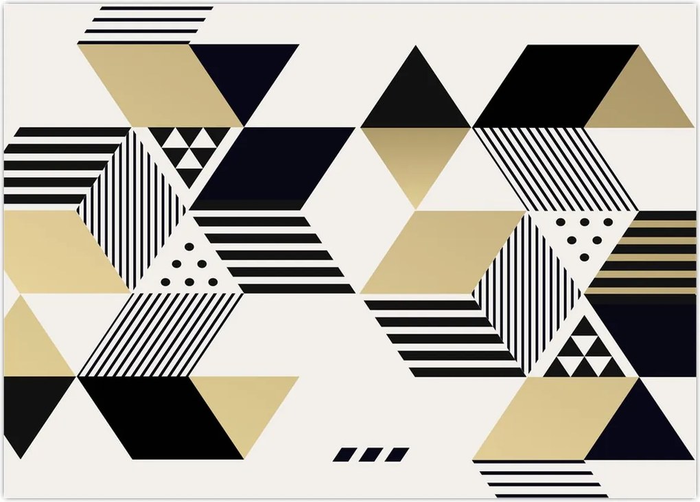 Obraz - Kształty geometryczne N⁰1 (70x50 cm)