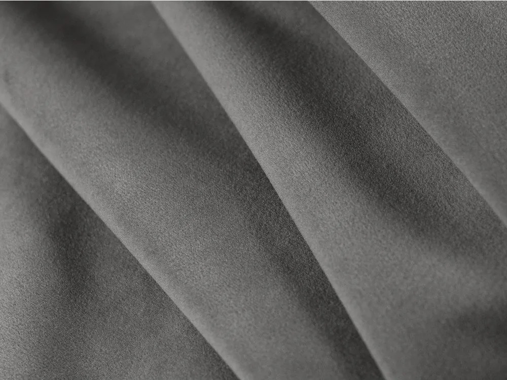 Szare tapicerowane łóżko dwuosobowe ze schowkiem ze stelażem 160x200 cm Mount – Micadoni