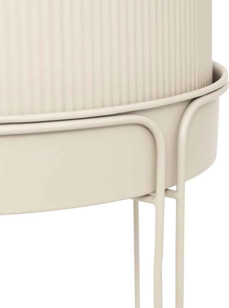 Donice metalowe, 2 sztuki, AZE, Ø 30 cm