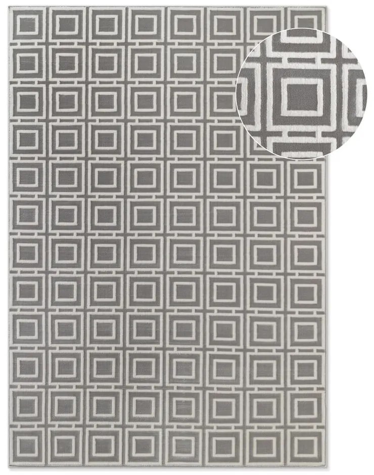 Szaro-kremowy dywan 160x235 cm Perles Howlite – Elle Decoration