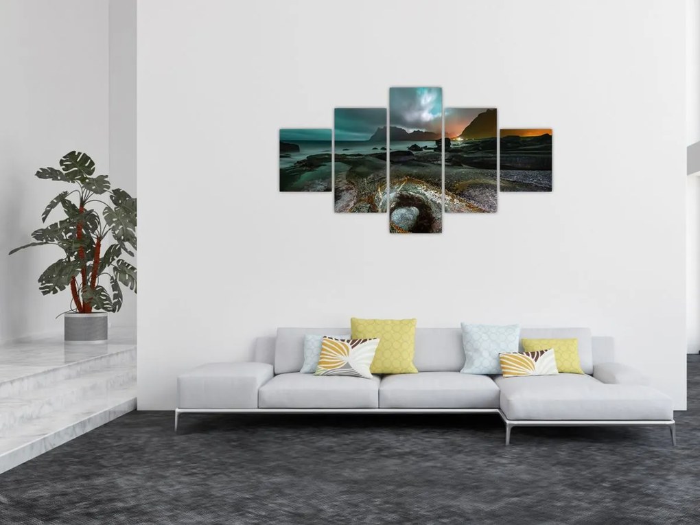 Obraz - Scena nocna (125x70 cm)