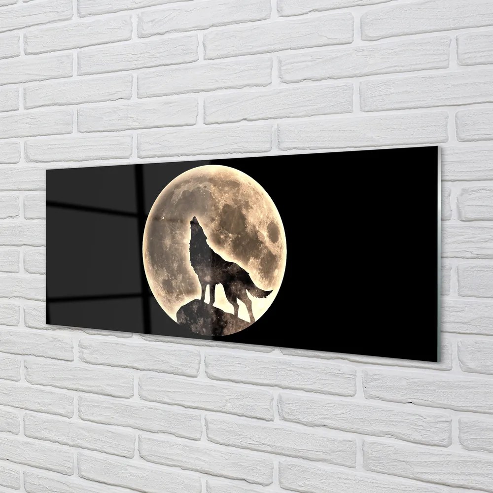 Panel nad Blat Kuchenny Wilk Wyjący do Księżyca
