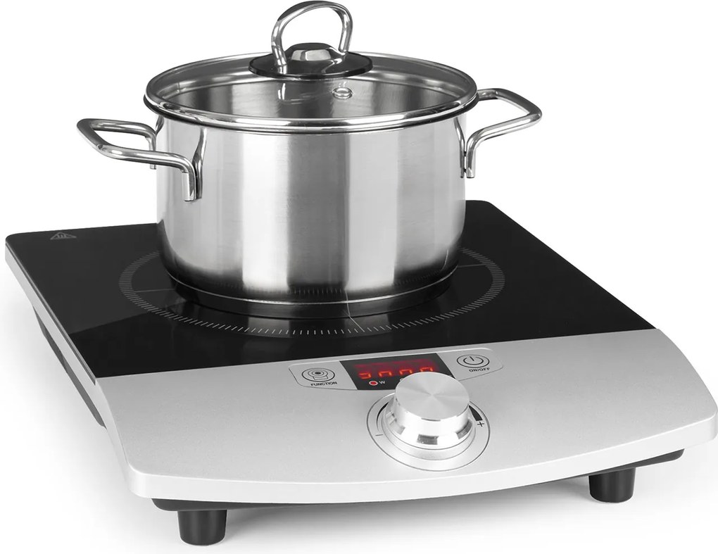 Klarstein VariCook 2000W Kuchenka Indukcyjna 1 Strefa Gotowania Czarny