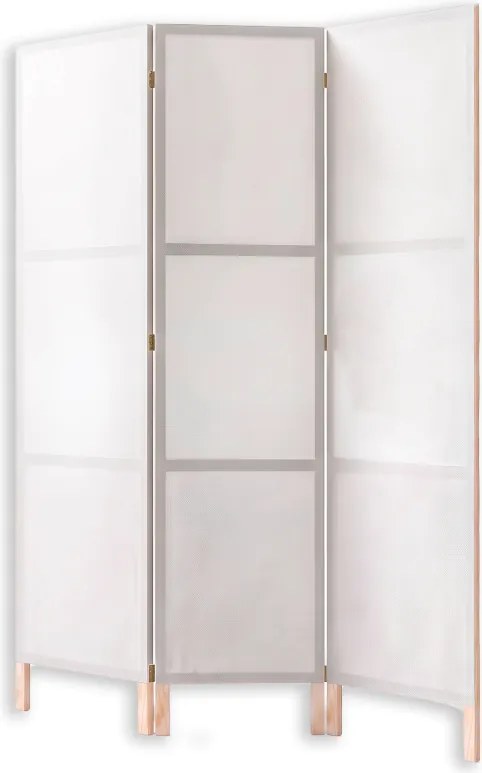 Parawan pokojowy 3-częściowy 135x172 drewniany japoński Jednostronny dekoracyjny japandi botaniczny Tropikalna Cisza