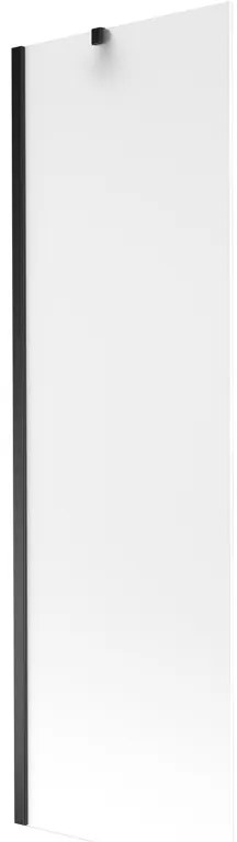 Mexen Next parawan nawannowy 1-skrzydłowy 60 x 150 cm, szron, czarny - 895-060-000-00-30-70