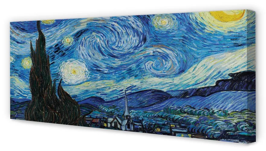 Obraz na płótnie Gwiaździsta noc - Vincent van Gogh