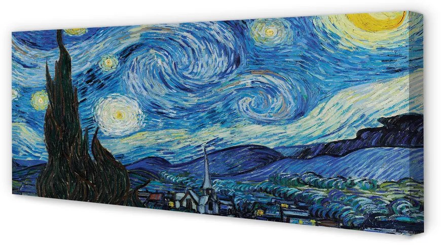 Zdjęcie na płótnie Gwiaździsta noc - Vincent van Gogh
