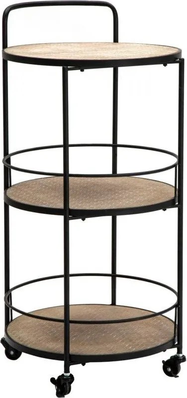 Metalowy barek na kółkach 41,5x40 cm Arex – Mauro Ferretti