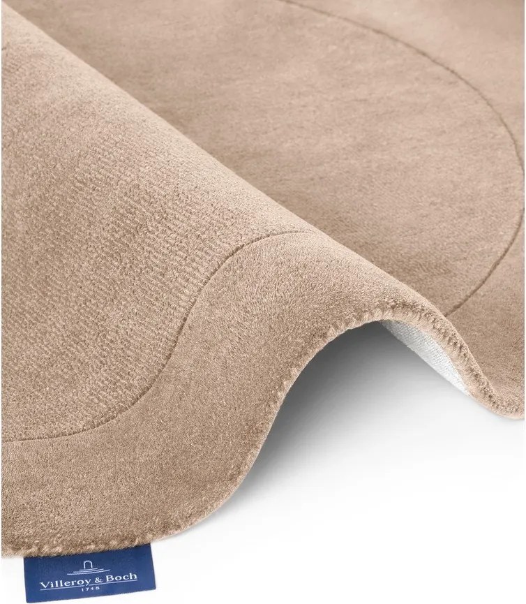 Beżowy okrągły dywan z mieszanki wełny tkany ręcznie ø 160 cm Kari Organic – Villeroy&Boch