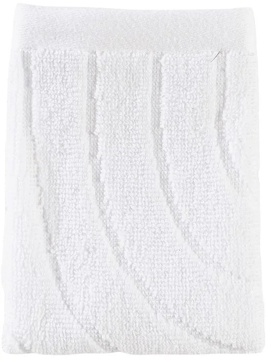 Biały bawełniany ręcznik frotte 30x30 cm Time – Zone