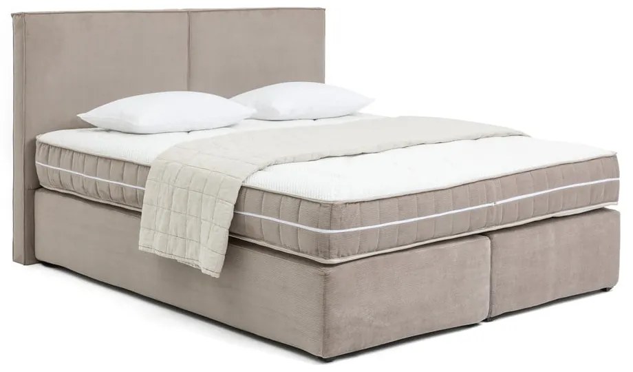 Szarobrązowe łóżko kontynentalne 160x200 cm Olia Bold – Bonami Selection