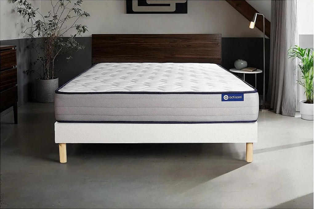 Materac Actilatex form 90x190cm + zestaw podstawa lózka