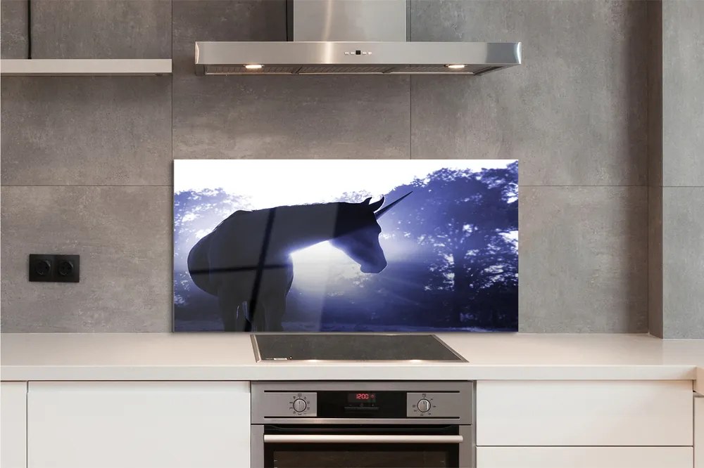 Panel Szklany Legenda o Jednorożcu w Lesie