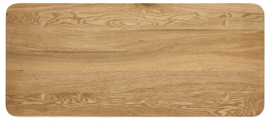 Stół z drewna dębowego 44.5x100 cm Bodo – Villa Collection