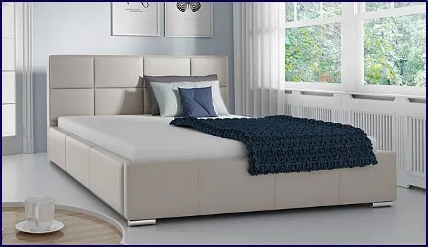 Łóżko tapicerowane Caner 200x200 - 44 kolory