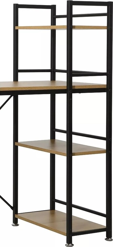 Industrialne biurko z regałem B-036