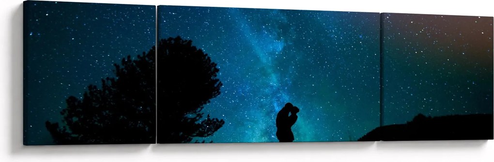 Obraz - Spotkanie pod gwiazdami (170x50 cm)