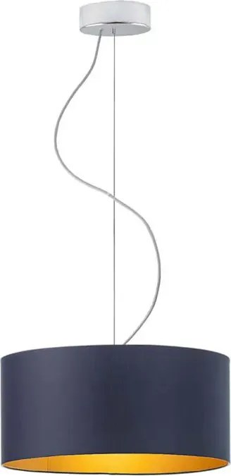 Żyrandol glamour z abażurem 30 cm - A7-F60