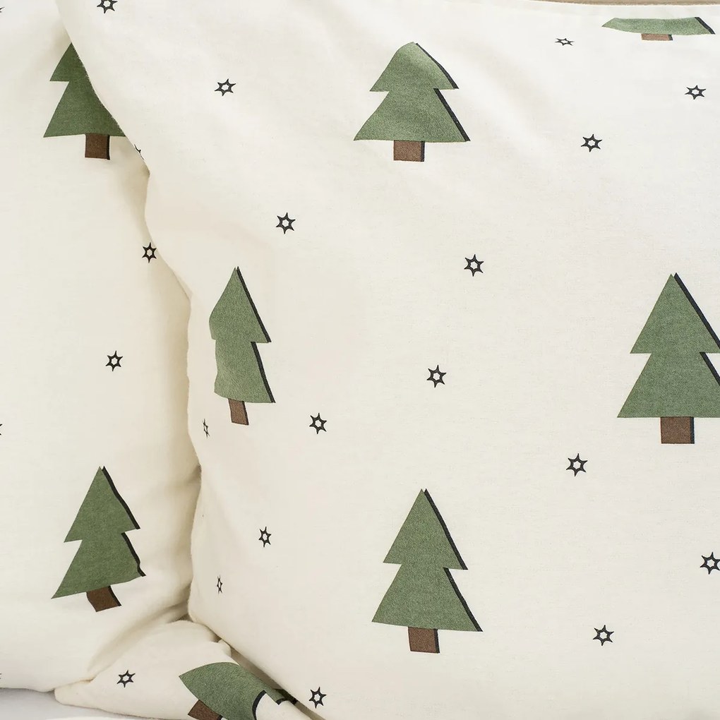 4Home Pościel flanelowa Little Trees, 140 x 220 cm, 70 x 90 cm