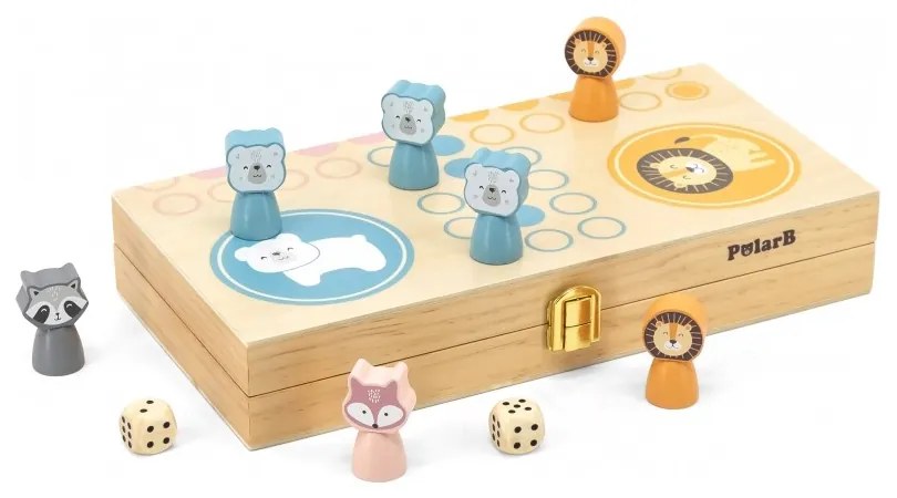 Viga polarb drewniana gra ludo chińczyk