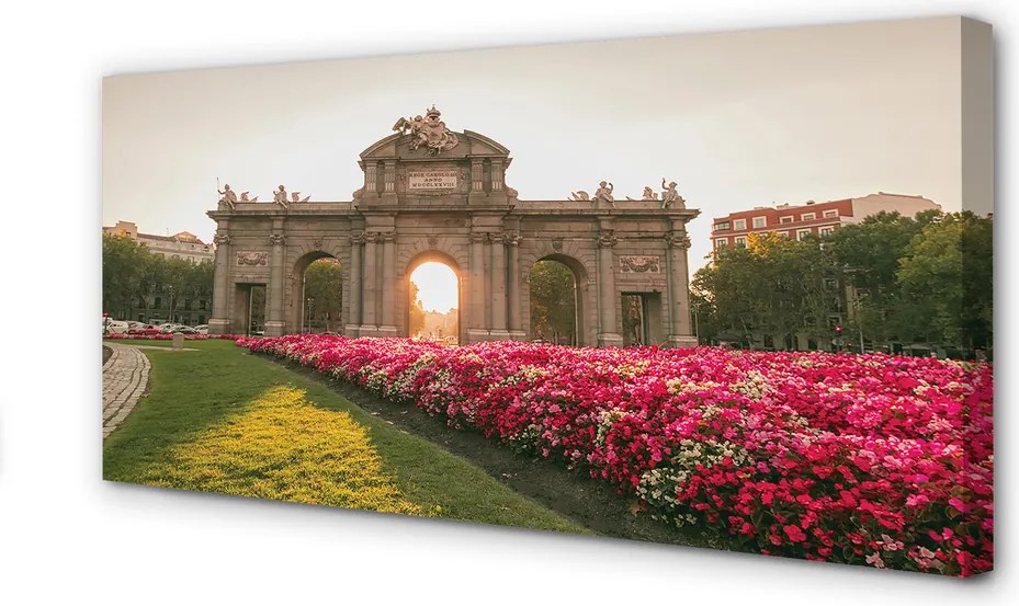 Obraz na płótnie Monumentalna Brama Alcala w Madrycie