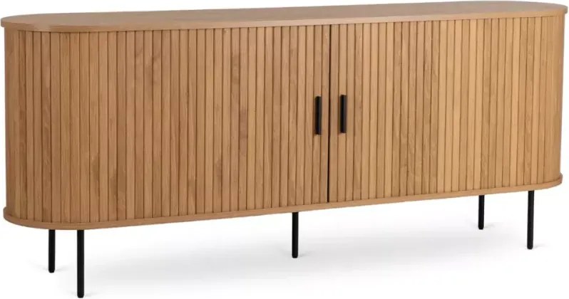 Komoda dwudrzwiowa rozsuwana Double 180cm – pojemna szafka do salonu, sypialni i przedpokoju