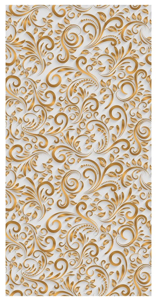 Tapeta - 3D ornamenty, białe