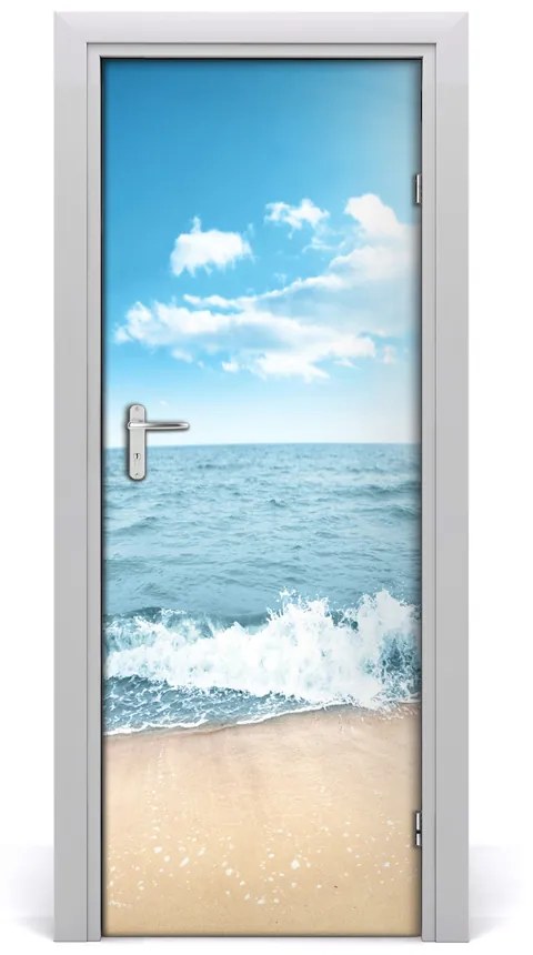 Naklejka fototapeta na drzwi Plaża i morze