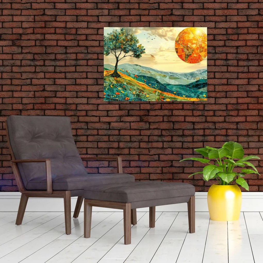 Obraz - Ilustracja krajobrazu (70x50 cm)