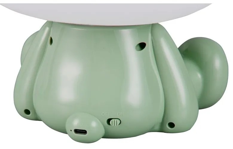 Zielona lampa dziecięca LED Hopper – Trio