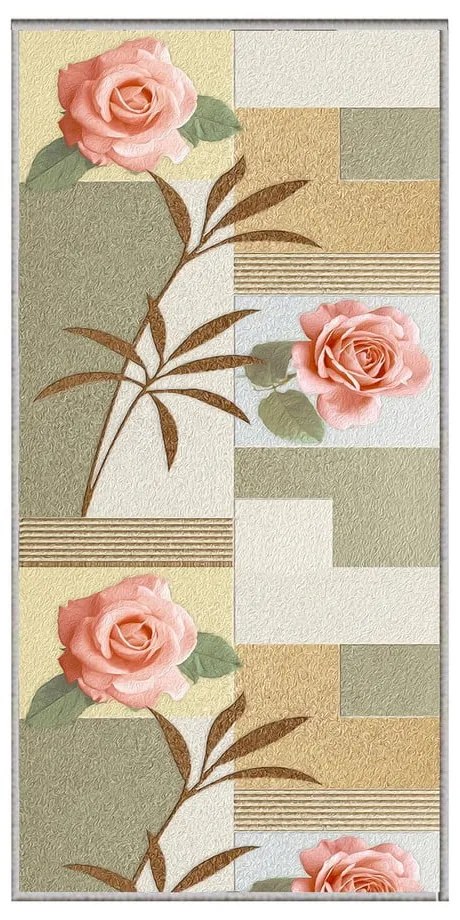Chodnik odpowiedni do prania 58x140 cm Blooming Garden – Oyo Concept