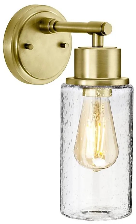 Elstead BATH-MORVAH1-BB - Kinkiet łazienkowy 1xE27/60W/230V IP44 gold