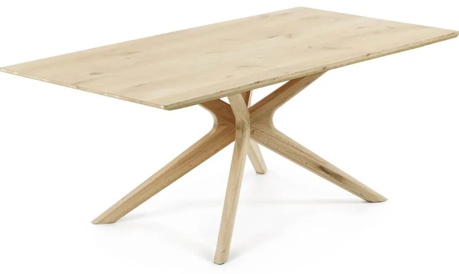 Stół z blatem w dekorze dębu 100x200 cm Armande – Kave Home