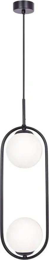 Elegancka lampa wisząca z białymi kloszami - 4X A199 A8-E02