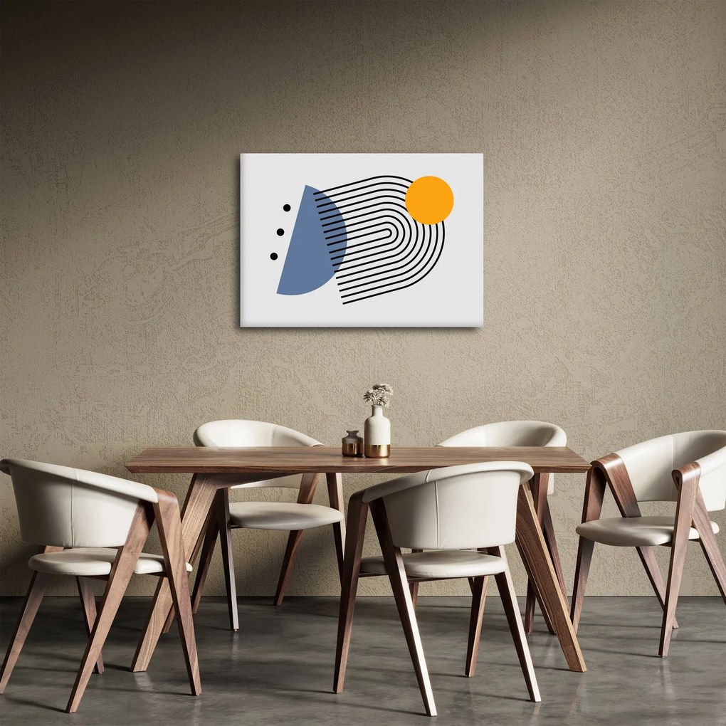 Obraz - Minimalistyczna abstrakcja N⁰2 (70x50 cm)