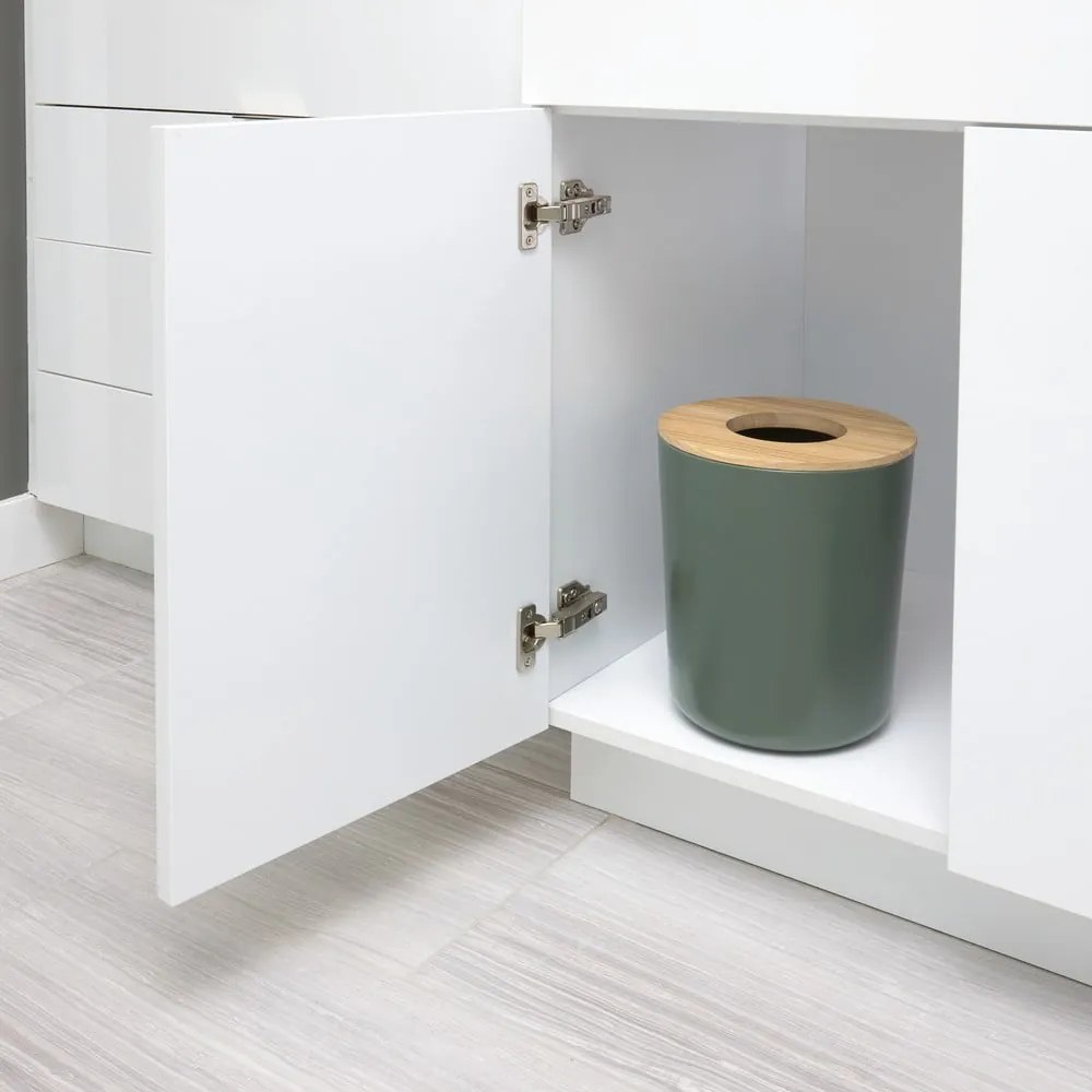 Zielony kosz na śmieci iDesign Eco Vanity